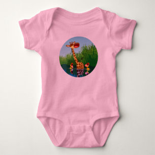Body Para Bebé Cute jirafa de dibujos animados y patitos bebé Cre