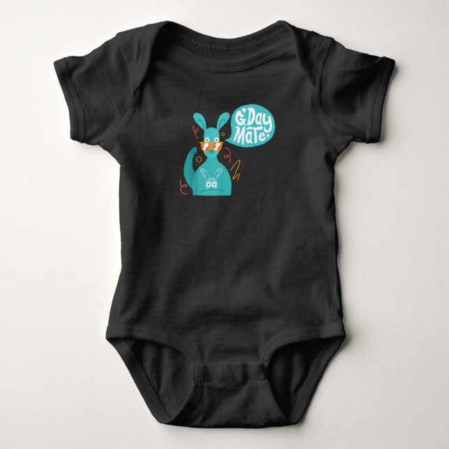 Body Para Bebé Cute Kangaroo GDay Mate | Tee De Regalo Para Austr (Anverso)