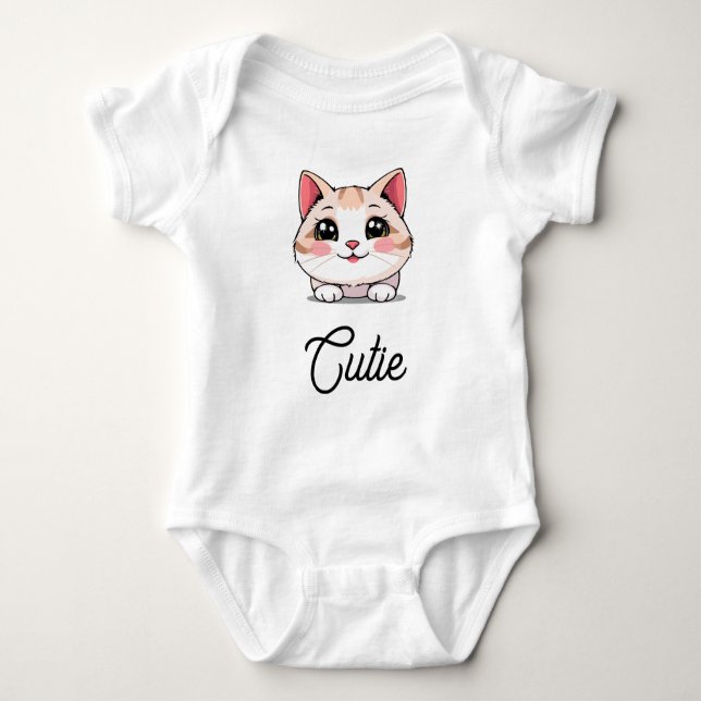 Body Para Bebé Cute Kawaii Animal Baby Bodysuit (Anverso)