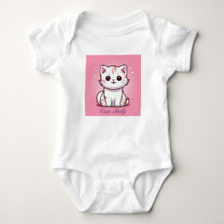 Body Para Bebé Cute kawaii gato al estilo personalizado