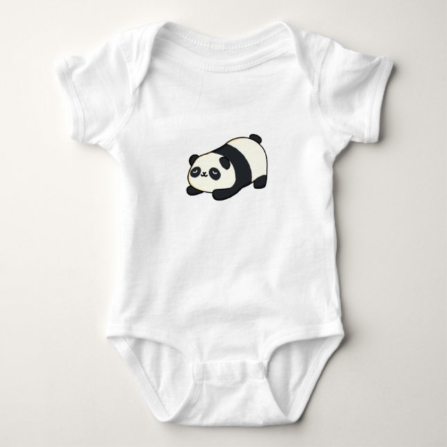 Body Para Bebé Cute Kawaii Panda (Anverso)