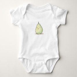 Body Para Bebé Cute Kawaii Watercolor Pear