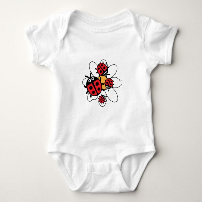Body Para Bebé Cute Kids Mariquita (Anverso)