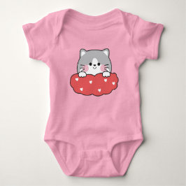Body Para Bebé Cute Kitten Baby Girl Bodysuit – Adorable Cat Desi
