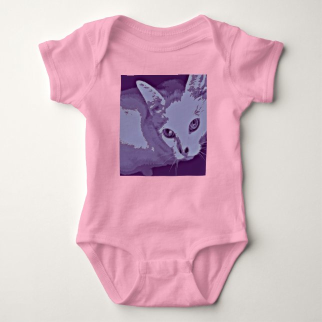 Body Para Bebé Cute Kitty Baby Crawler (Anverso)