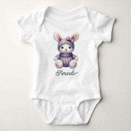 Body Para Bebé Cute Knitted Baby Bunny
