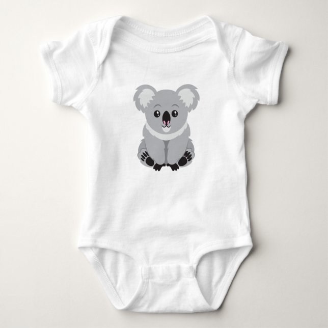 Body Para Bebé Cute Koala Baby Bodysuit (Anverso)