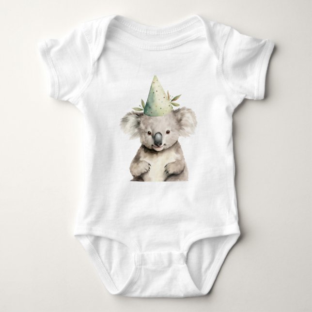 Body Para Bebé Cute Little Baby Koala Bear Animal (Anverso)