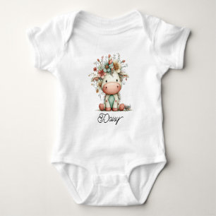Body Para Bebé Cute Little Colorful Unicorn se traduce como Unico