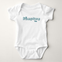Cute Little Dumpling Nombre de bebé personalizado 