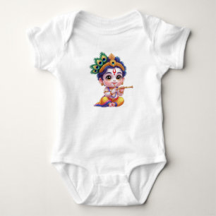 Body Para Bebé Cute Little Krishna Baby Art Outfit – Dios hindú