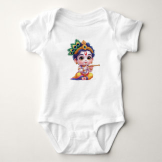 Body Para Bebé Cute Little Krishna Baby Art Outfit – Dios hindú