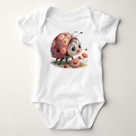 Body Para Bebé Cute Little Ladybug Baby Bodysuit - Sweet Nature I