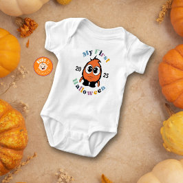 Body Para Bebé Cute Little Monster Mi Primer Halloween