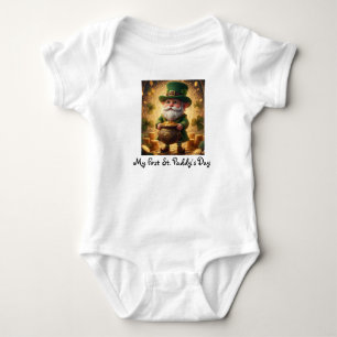 Body Para Bebé Cute Mi Primera Camiseta de bebé para el día de Sa