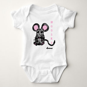 Body Para Bebé Cute Mooska Mouse Infantil Creeper
