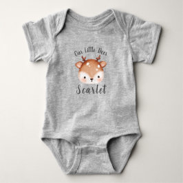 Body Para Bebé Cute ONE Deer First Birday I Baby Shower