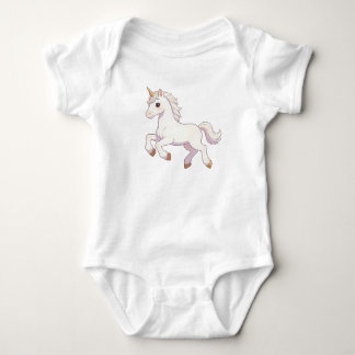 Body Para Bebé Cute Pastel Arcoíris Unicornio Corriendo Kawaii Un