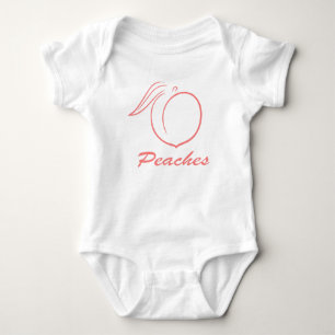 Body Para Bebé Cute, Peaches Baby Bodysuit , One Piece