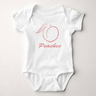 Body Para Bebé Cute, Peaches Baby Bodysuit , One Piece