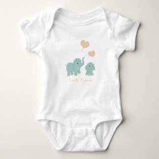 Body Para Bebé Cute pequeño cacahuete elefante de corazón globo a