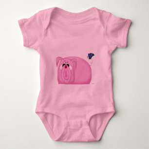 Body Para Bebé Cute Piglet Chumley Y Hermosos Amigos