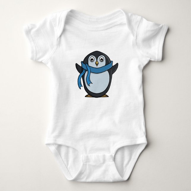 Body Para Bebé Cute pingüino (Anverso)