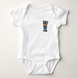 Body Para Bebé Cute Puppy in a Pocket Baby Bodysuit 