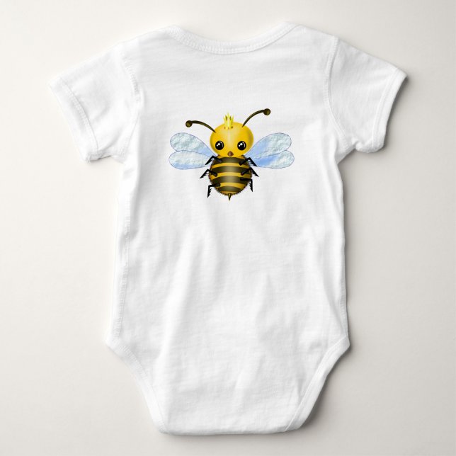 Body Para Bebé Cute Queen Bee (Reverso)
