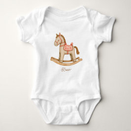Body Para Bebé Cute Rocking Horse