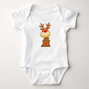 Body Para Bebé Cute Rudolph