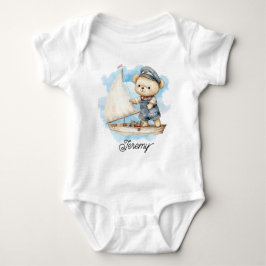 Body Para Bebé Cute Sailor Teddy Bear