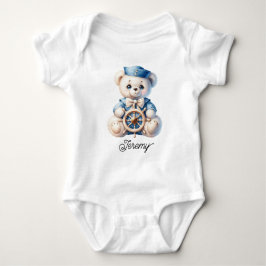 Body Para Bebé Cute Sailor Teddy Bear