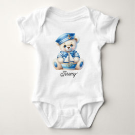 Body Para Bebé Cute Sailor Teddy Bear