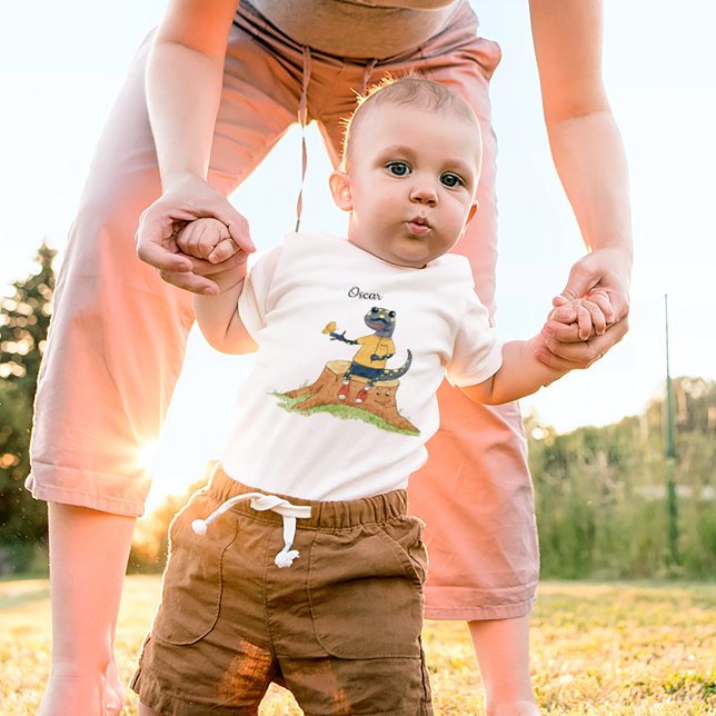 Body Para Bebé Cute Salamander Woodland personalizado (Subido por el creador)