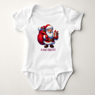 Body Para Bebé Cute Santa Claus Christmas