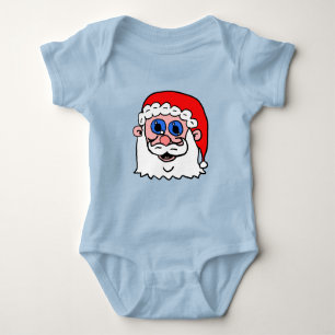 Body Para Bebé Cute Santa Head