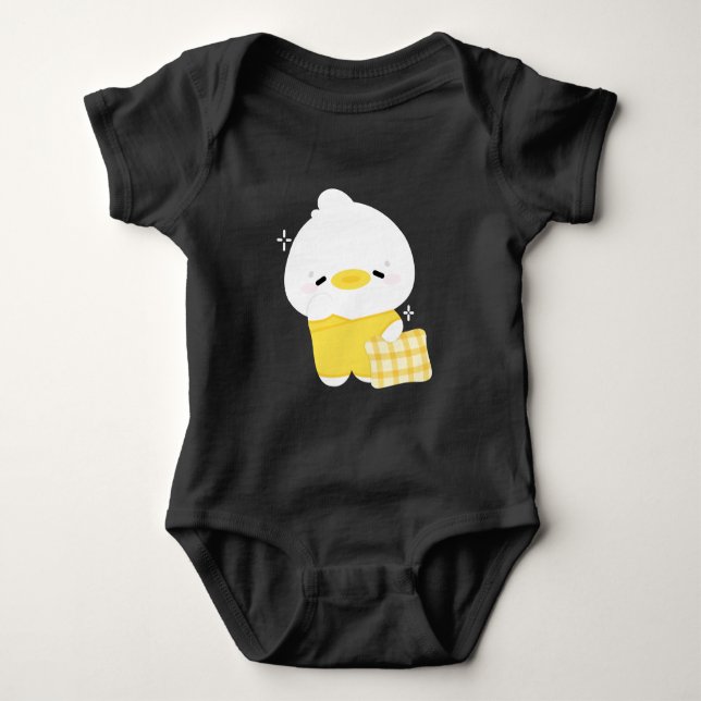 Body Para Bebé Cute Sleepy Duck (Anverso)