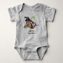 Body Para Bebé CUTE SLOTH Personalice.