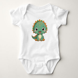 Body Para Bebé Cute Smiling Baby Dinosaur Bodysuit