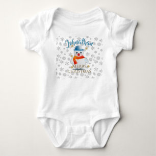 Body Para Bebé Cute Snowman