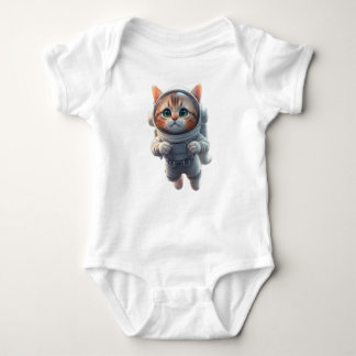 Body Para Bebé cute space explorer Cat