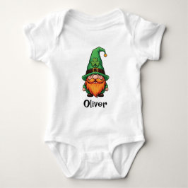 Body Para Bebé Cute St. Patrick's Day Lucky Leprechaun Gnome