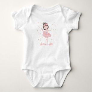 Body Para Bebé Cute Tutu Bailarina Niña Cumpleaños Uno