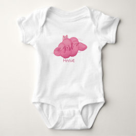 Body Para Bebé Cute Watercolor Cloud Baby Girl