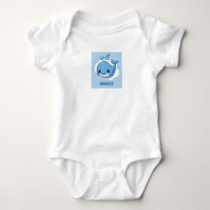 Body Para Bebé Cute Whale