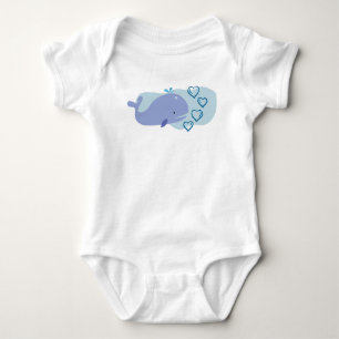 Body Para Bebé Cute Whale