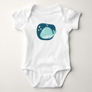Body Para Bebé Cute Whale