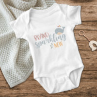 Cute Whale Brand Sparkling New Blue Baby Boy