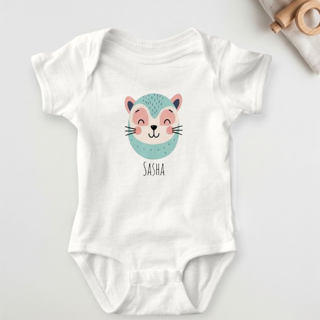Body Para Bebé Cute White Personalized Baby Bodysuit – Adorable (Subido por el creador)